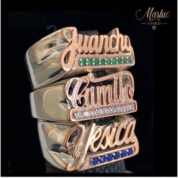 Anillos En Oro 18k Y Plata Personalizado - Image 12