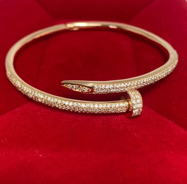 Pulsera Clavo Oro Rosa 18k - Image 2